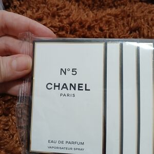 Chanel Sample Packaging with Iconic Logo